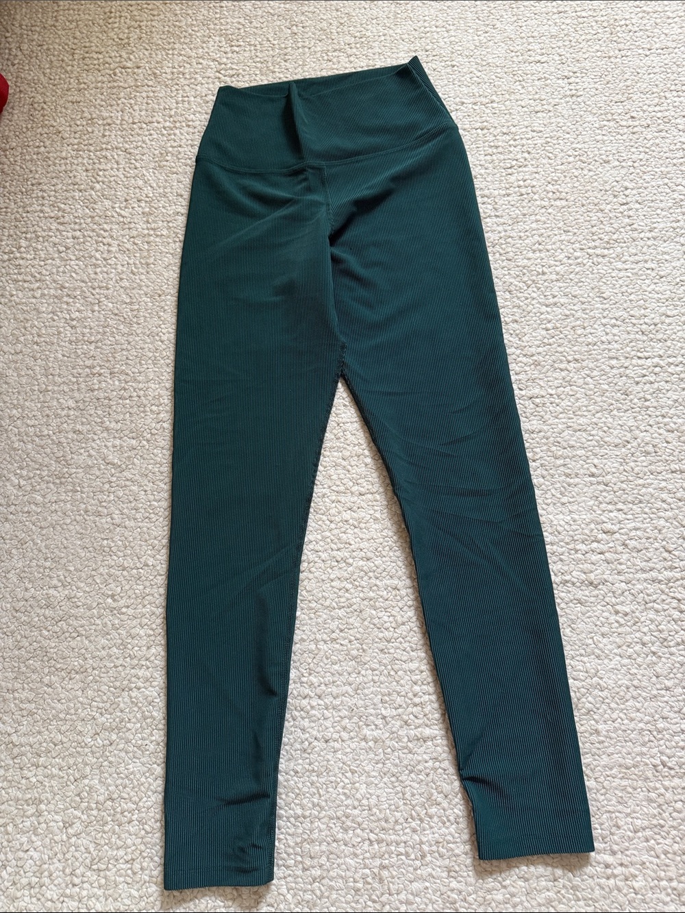Beach Riot ribbed green leggings, Size M